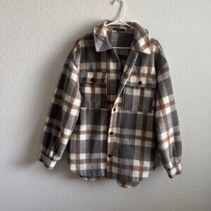 VICI Fore Button Down Checkered Jacket